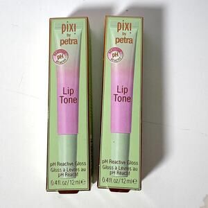 Pixi Beauty LipTone pH Reactive Lipgloss Tint in Prettiness NEW Set of 2
